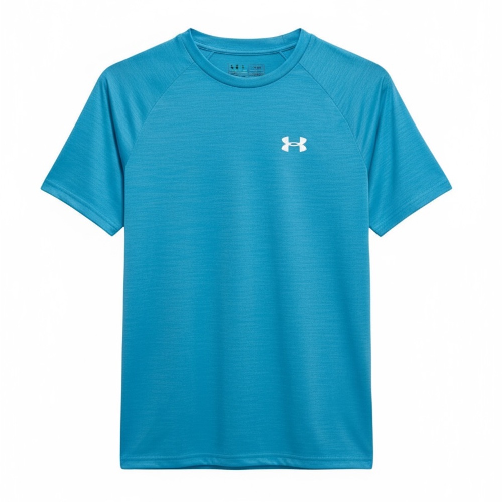 Aqua under armour boys athletic tee size xlarge NWT